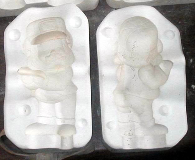 CERAMIC MOLD PINEWOOD ELF SANTA'S PUSH ELF DONA'S 945