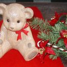 TEDDY BEAR PLANTER HOLLAND FLORAL CO NURSERY VASE PINES