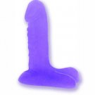 6 inch Jelly dildo with ballsy base -Purple - DJ6008-02