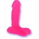 6 inch UR3 Jelly dildo with ballsy base - Red - DJ6008-01