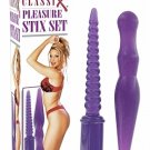 Classix Pleasure Stix Set - Purple Butt Plug Anal Toy - PD1920-12