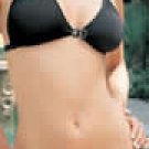 2 Pc Halter Bikini with Buckles - Fully Lined - Black