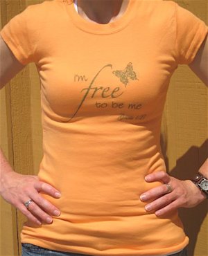 I'm Free Tee - Orange