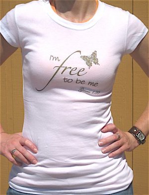 I'm Free Tee - White