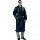 Genuine Leather Trench Coat