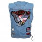 Denim Motorcycle Vest