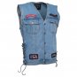 Denim Motorcycle Vest