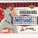2006 UPPER DECK JEFF SUPPAN CARDINALS SIGNATURE SENSATIONS AUTO CARD