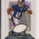 TIKI BARBER GIANTS 2006 BOWMAN STERLING GAME WORN JERSEY