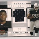ROLANDO MCCLAIN RAIDERS 2010 THREADS ROOKIE JERSEY
