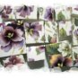 Purple ~VIOLET CHINTZ~50+ Mosaic Tiles **FREE SHIP