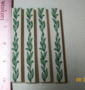 ~~CUT-2-FIT LEAVES~~ HM Mosaic  Tiles Kiln Fired
