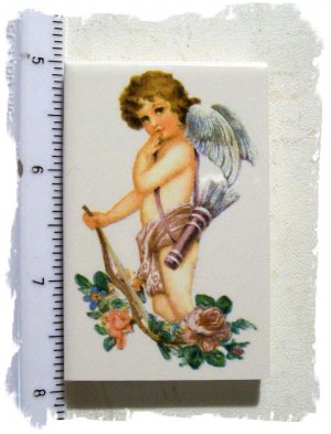 Mosaic Tiles - Charming ~*CHERUB with ARROW~ Kiln Fired