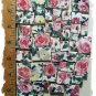 ~PINK & WHITE ROSES in Chintz~ 50+ Mosaic Tiles