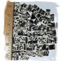 Mosaic Tiles~*EMBOSSED BLACK & WHITE*~75+HM Kiln Fired