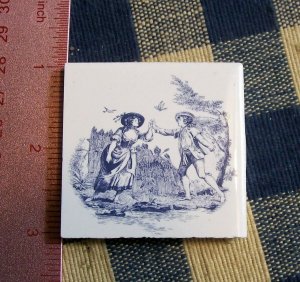 Mosaic Tiles *~TRANSFERWARE DANCING LOVERS*~1 LG. HM