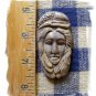 Gorgeous Oval ~FEATHER LADY~ Pendant - Mosaic Tiles
