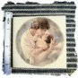 Beautiful~ MOTHER & CHILD #2~HM Lg. Unique Mosaic Tiles