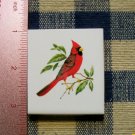 Mosaic Tiles *~CARDINAL SQUARE*~1 HM Kiln Fired Focal