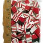 *~RED-WHITE STRIPE~*80+  HC China  Mosaic Tiles