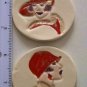 Elegant *~RED HAT LADIES~* 2 Pendant - Mosaic Tiles