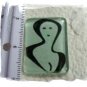 ~Unique ~3D ART DECO LADY~* Glass Mosaic Tiles FREE S/H