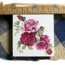 Mosaic Tiles *~WINE ROSE BOUQUET*~1 LG. HM Focal