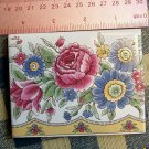 Mosaic Tiles*~ELEGANT ROSE GARDEN *~1 LG. HM Kiln Fired