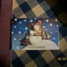 Mosaic Tiles *~SNOWY SNOWMAN*~1 LG. HM Kiln Fired
