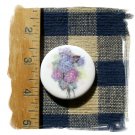 *LILAC BOUQUET* 1 Mosaic Tile -Pendant -Magnet -Pin