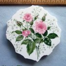Mosaic Tiles *~PINK ROSE CIRCLE*~1 LG. HM Kiln Fired