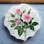 Mosaic Tiles *~PINK ROSE CIRCLE*~1 LG. HM Kiln Fired
