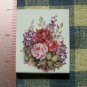 Mosaic Tiles*~ELEGANT ROSE BOUQUET* 1 Sq HM Kiln Fired