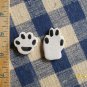 Mosaic Tiles ~SAND BAR DOG PAWS ~ 2  HM Clay Kiln