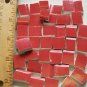 Handpainted*~CRANBERRY FILLERS~*50 Mosaic Tiles