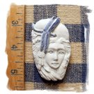 *~DRAGONFLY LADY FACE~* 1  Pendant - Mosaic Tiles