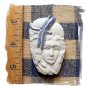 *~DRAGONFLY LADY FACE~* 1  Pendant - Mosaic Tiles