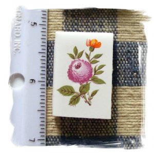 Mosaic Tiles *~UNIQUE BEAD ROSE*~ 2 HM Kiln Fired