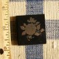 Mosaic Tiles *~22k GOLD ROSE on Black*~ 1 HM Kiln Fired