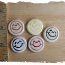 FUN Mosaic Tiles ~*HAPPY FACE*~5 HM Clay Kiln Fired