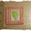 Mosaic Tiles ~*FRAMED HEART*~1 HM Clay Kiln Fired