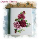 ~*Elegant*~Shaded ROSE BOUQUET*~ Focal Mosaic Tiles