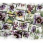 Gorgeous Purple ~VIOLET CHINTZ~  50+ Mosaic Tiles