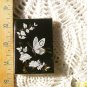 Mosaic Tiles *~BUTTERFLY ON BLACK~*1 LG HM Kiln Fired