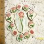 Mosaic Tiles ~CHARMING PINK ROSES ~12 HM Clay Focals