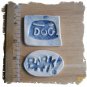 Mosaic Tiles ~*DOG LOVER TILES*~ 2  Kiln Fired HM Clay