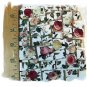 **** OLD VINTAGE ROSE CHINTZ **** 50+ Mosaic Tiles