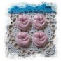 Mosaic Tiles ~LOVERS EMBRACE ~4 HM Clay Kiln Fired Tile