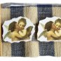 Mosaic Tiles~*ANGELS KISSING*~ 2 HM Kiln Fired
