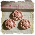 Mosaic Tiles ~ROSES IN PINK ~ 3 HM Clay Kiln Fired Tile